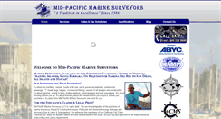 Desktop Screenshot of midpacificmarinesurveyors.com