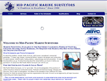Tablet Screenshot of midpacificmarinesurveyors.com
